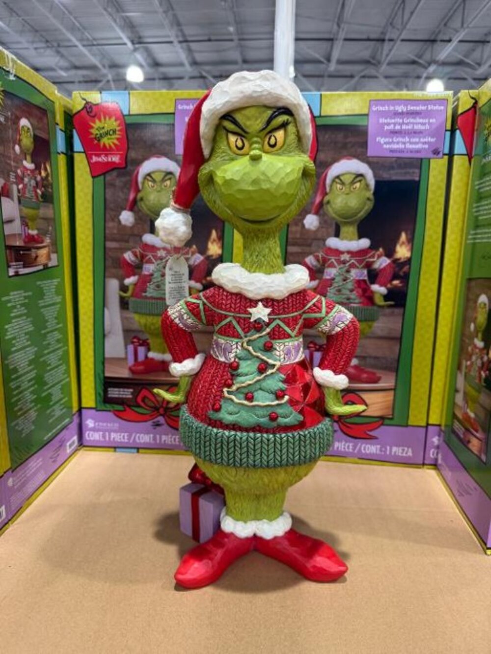 NEW 20.2" Grinch in Ugly Sweater